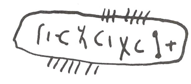 inscription of siglum WH 1668