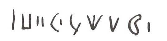 inscription of siglum WH 1713