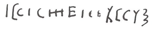 inscription of siglum WH 1813