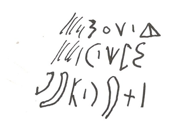 inscription of siglum WH 2023