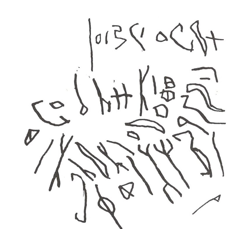 inscription of siglum WH 2036