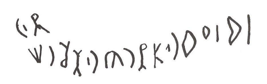 inscription of siglum WH 2058