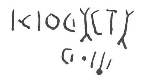 inscription of siglum WH 2062