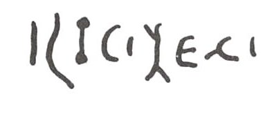 inscription of siglum WH 2064