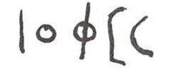 inscription of siglum WH 2073