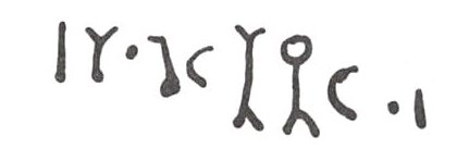 inscription of siglum WH 2268