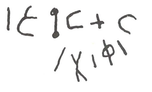 inscription of siglum WH 2285