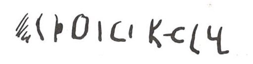inscription of siglum WH 2352