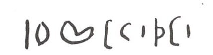 inscription of siglum WH 2383.1