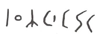 inscription of siglum WH 2517