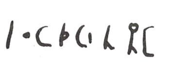 inscription of siglum WH 2718
