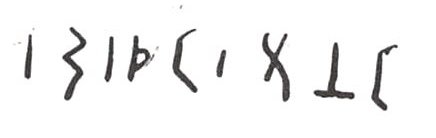 inscription of siglum WH 2725