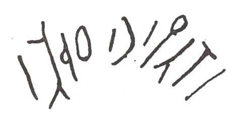 inscription of siglum WH 2797