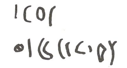 inscription of siglum WH 2915