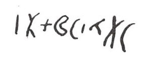inscription of siglum WH 2944