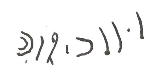 inscription of siglum WH 2967