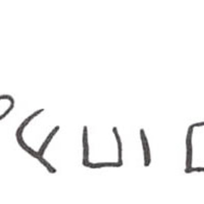 inscription of siglum WH 3042