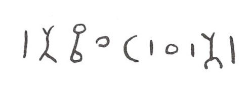 inscription of siglum WH 3046