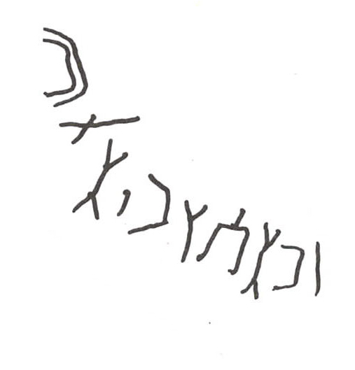 inscription of siglum WH 3074