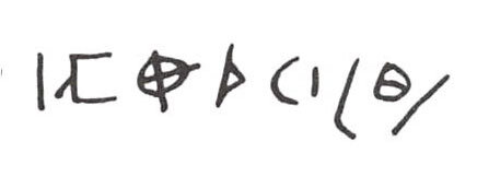 inscription of siglum WH 3078