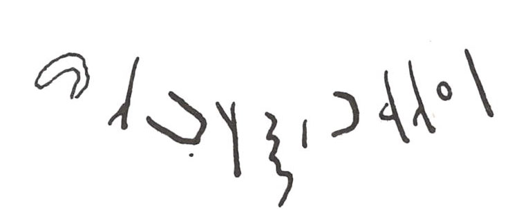 inscription of siglum WH 3080