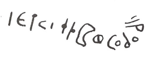 inscription of siglum WH 3092