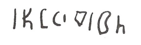 inscription of siglum WH 3118