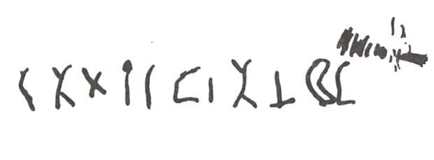 inscription of siglum WH 3210