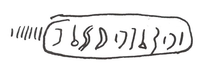 inscription of siglum WH 3215