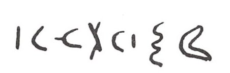 inscription of siglum WH 3223