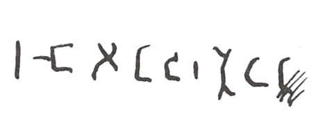 inscription of siglum WH 3229