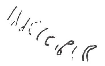 inscription of siglum WH 3235