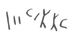 inscription of siglum WH 3241