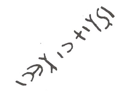 inscription of siglum WH 3298