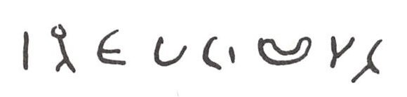inscription of siglum WH 3323