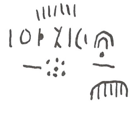 inscription of siglum WH 3362