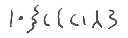 inscription of siglum WH 3365