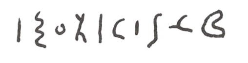 inscription of siglum WH 3368