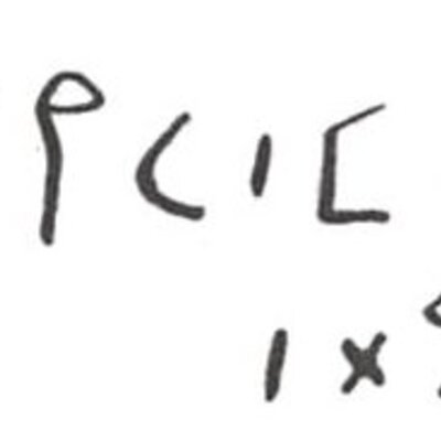 inscription of siglum WH 3438