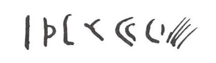 inscription of siglum WH 3442