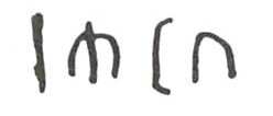 inscription of siglum WH 3479.1