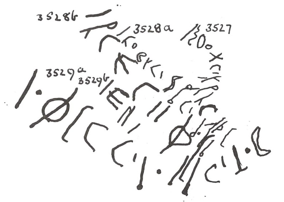 inscription of siglum WH 3527