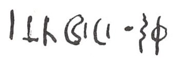 inscription of siglum WH 3556