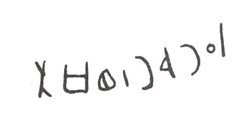 inscription of siglum WH 3602