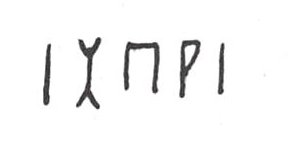 inscription of siglum WH 3618