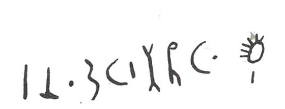 inscription of siglum WH 3659