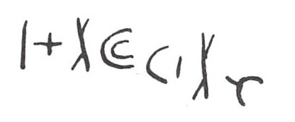 inscription of siglum WH 3661