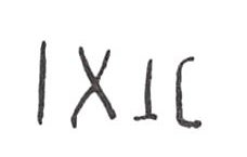 inscription of siglum WH 3672