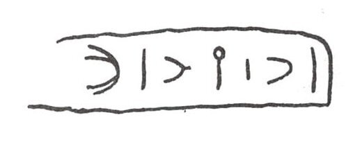inscription of siglum WH 3678