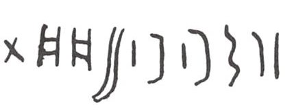 inscription of siglum WH 3703